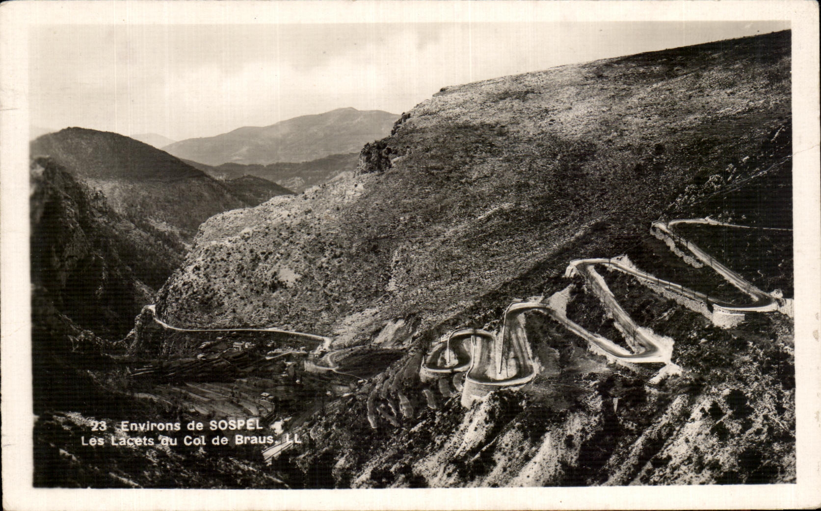 CPA Surroundings De Sospel Laces de Collar De Braus