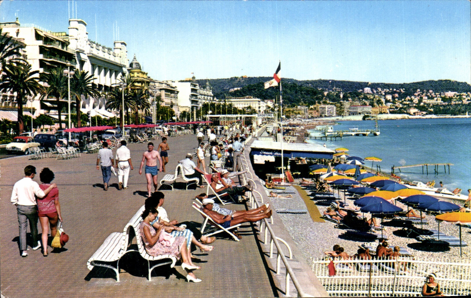 CPSM Niza la caminata del ingles