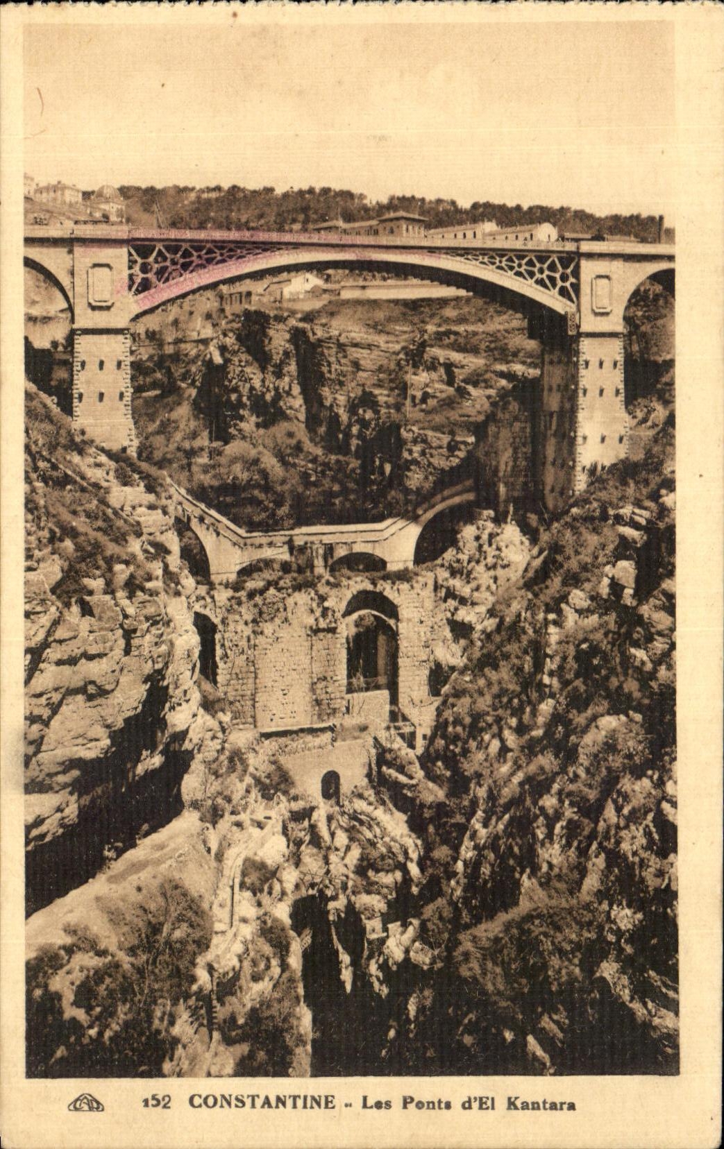 Puentes de CPA Constantina Argelia del EL Kantara