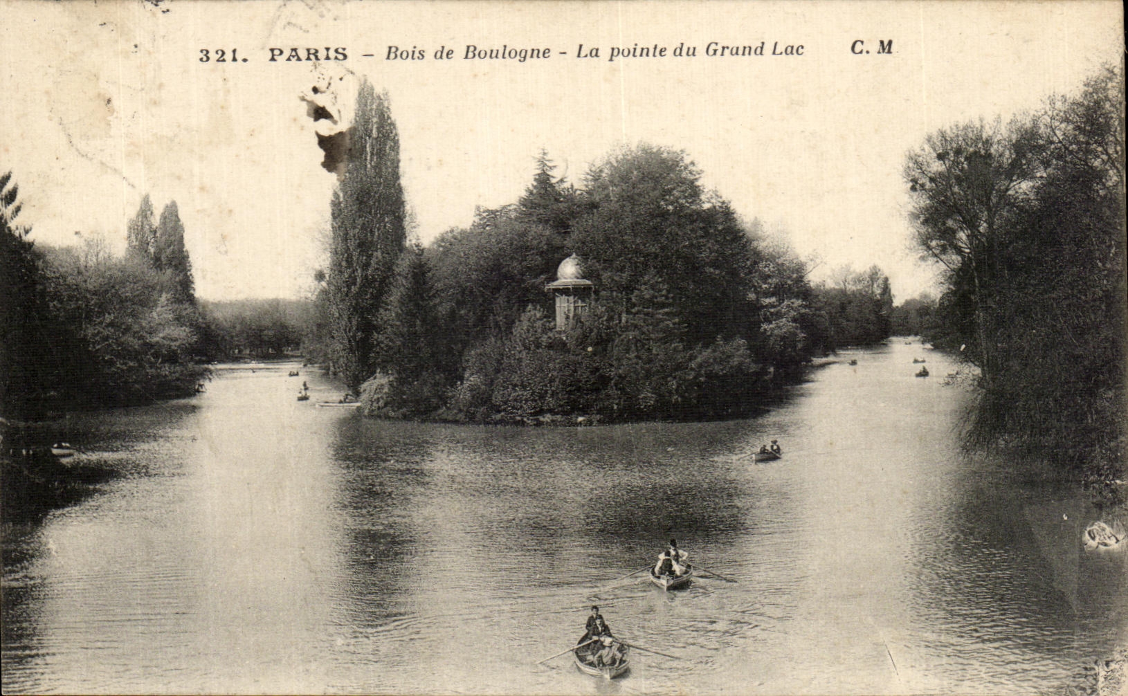 CPA Paris Bois de Boulogne the Point Of the Big lake