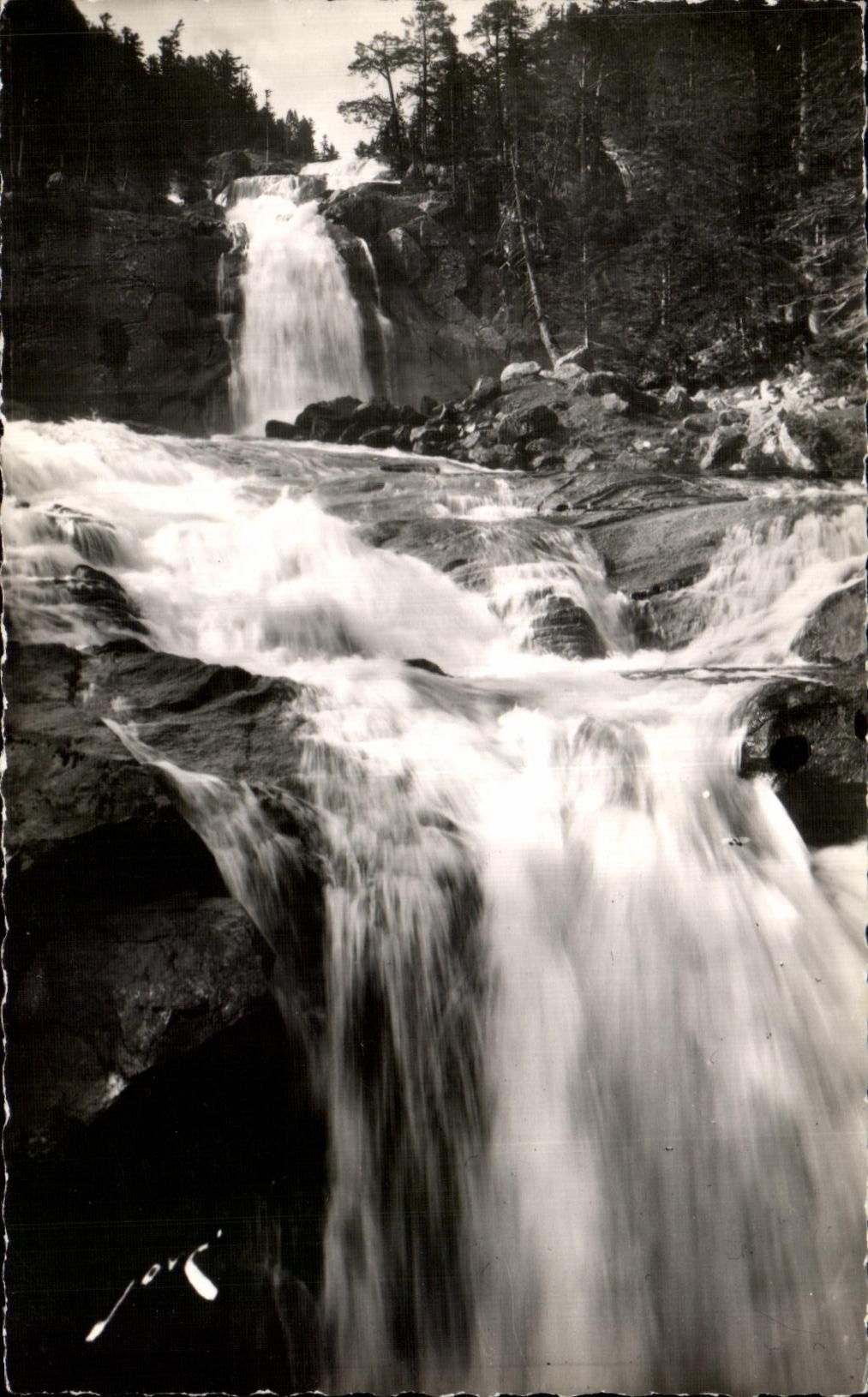 CPA the Bridge of Spain the Cascade