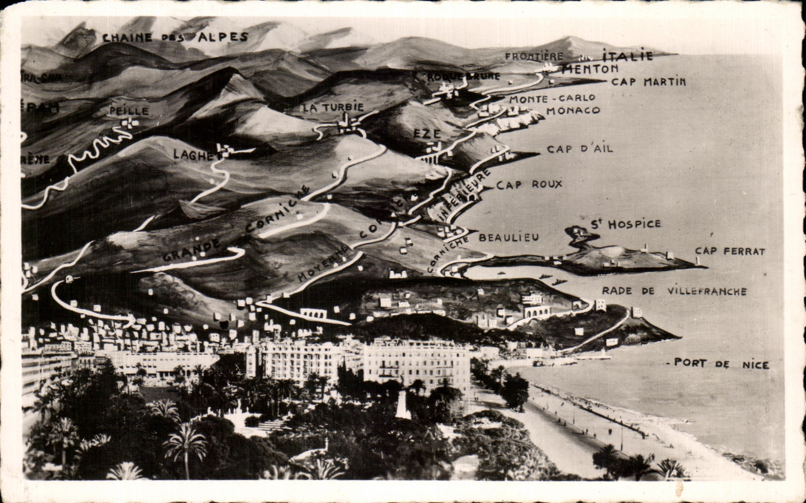Excursion de CPA Niza hacia Italia y la gama alpestre