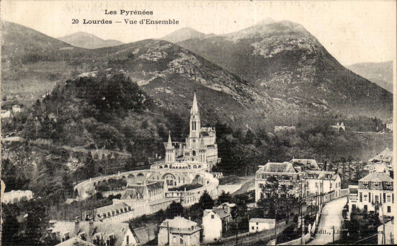 CPA Lourdes the Pyrenees Overall picture