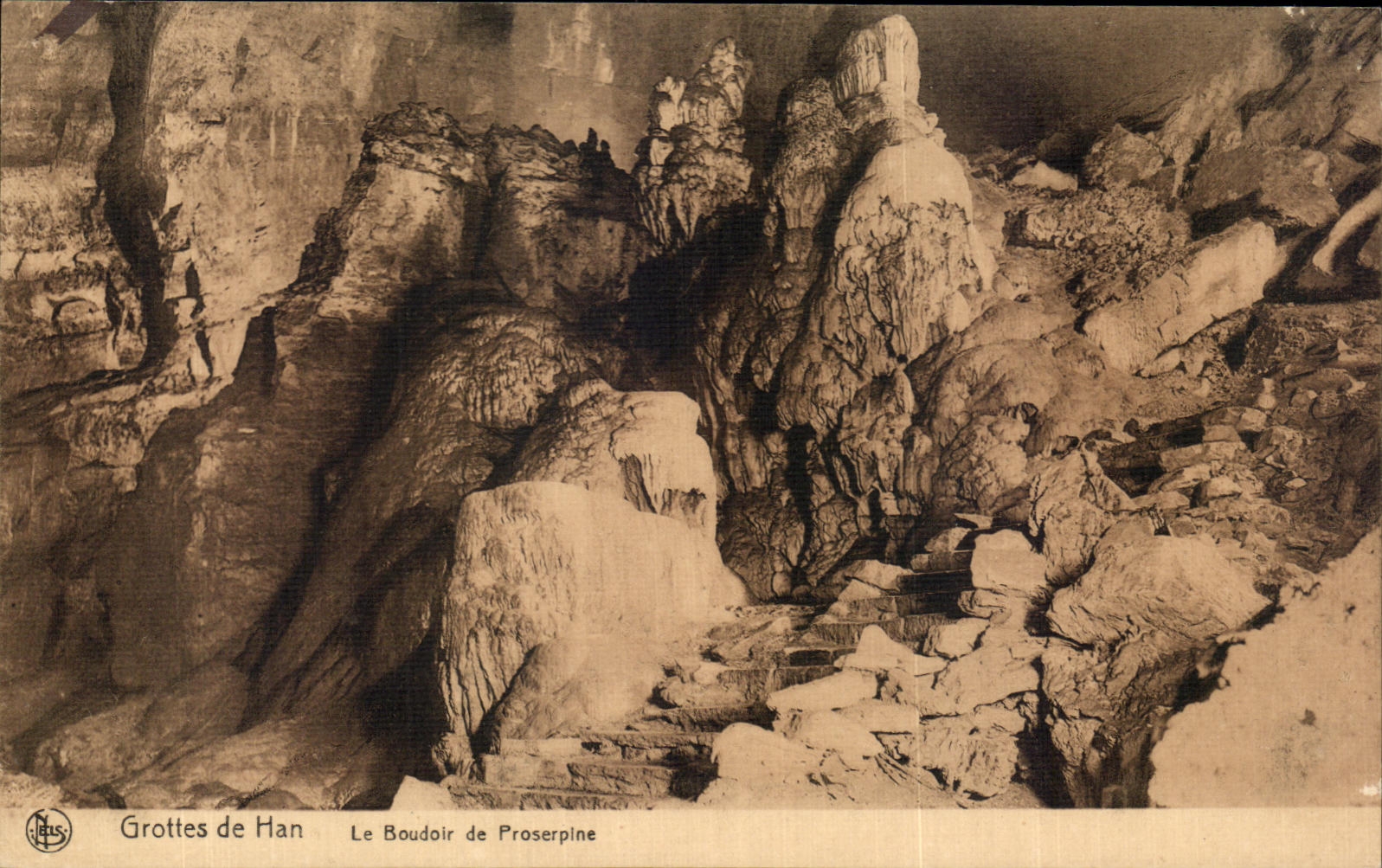 CPA Caves of Han the Boudoir of Proserpine