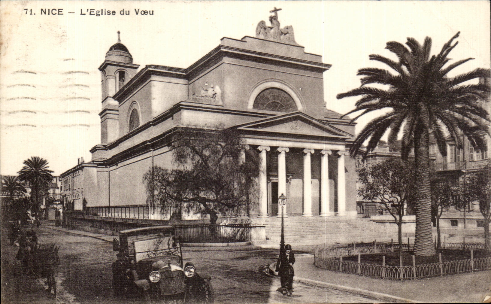 CPA Niza la iglesia del deseo del automovil