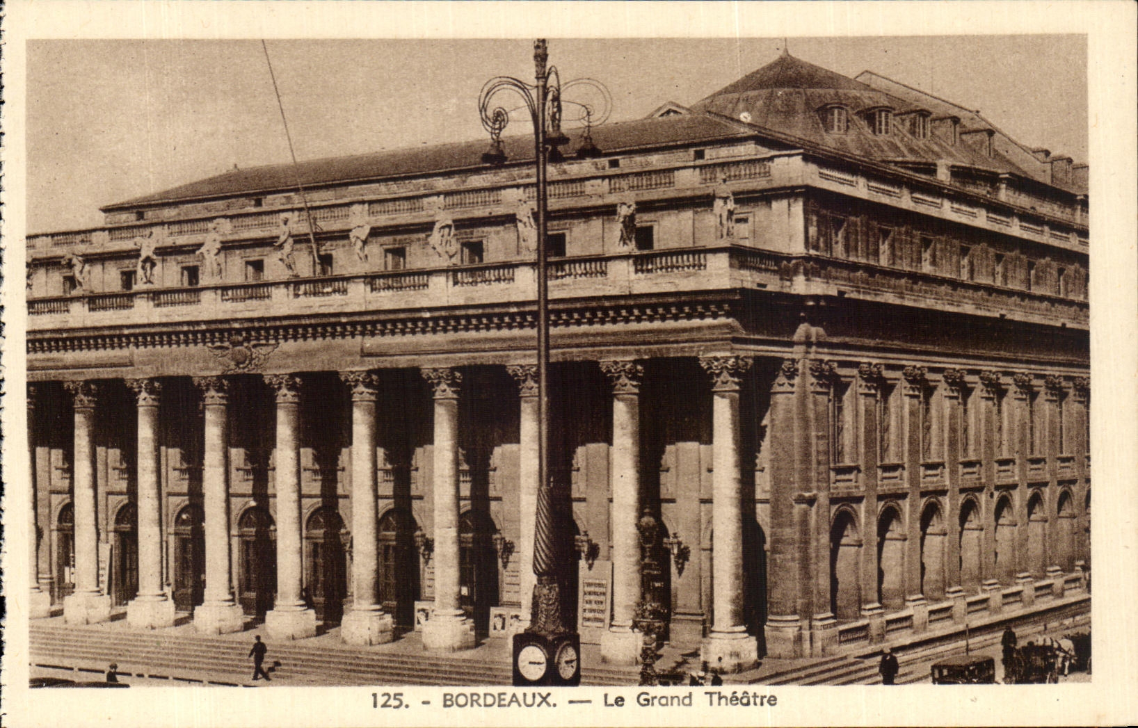 CPA Bordeaux the Large Theater