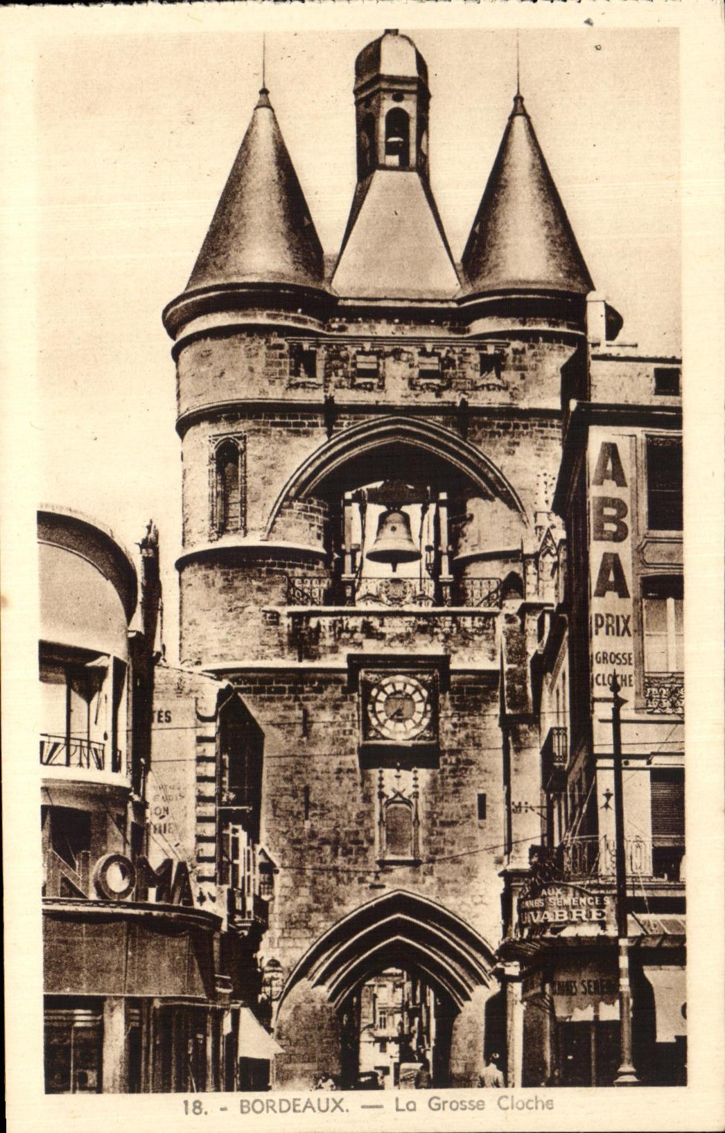 CPA Bordeaux the Large Bell