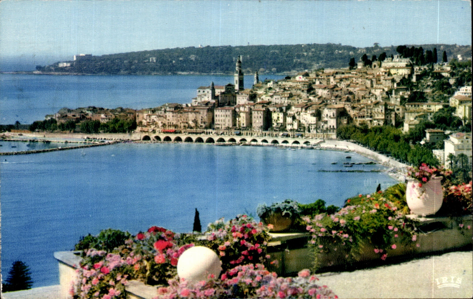 CPSM Menton View and the Cape Martin