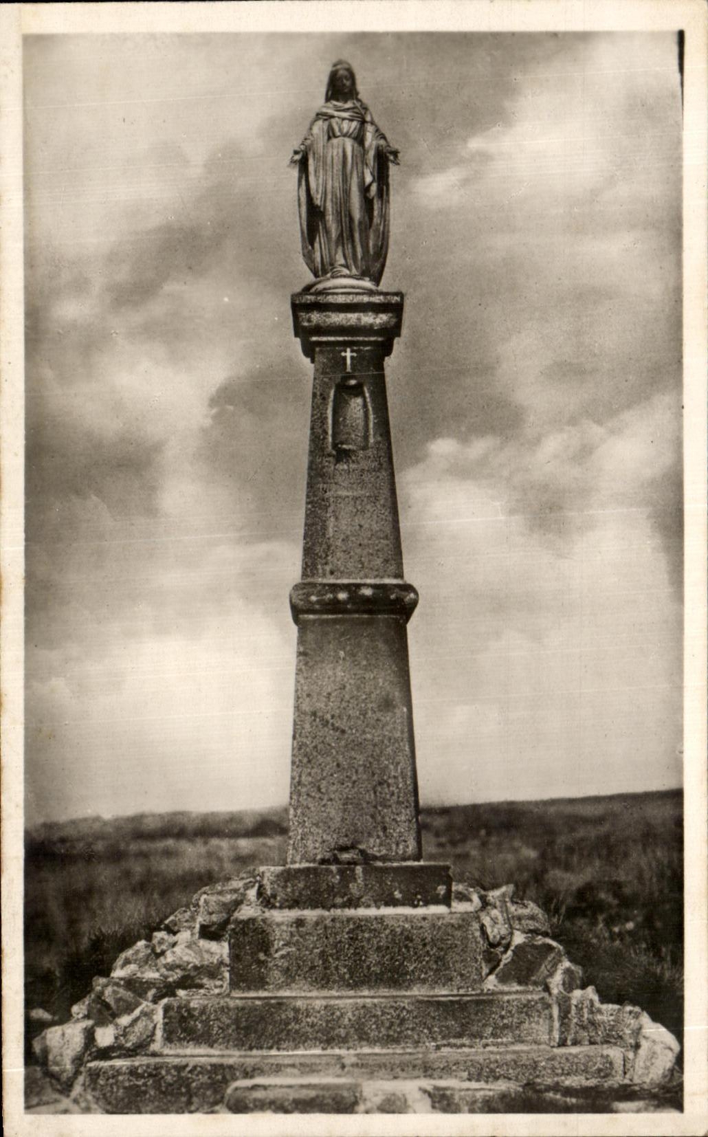CPA Balloon Of Alsace the Virgin At the Top