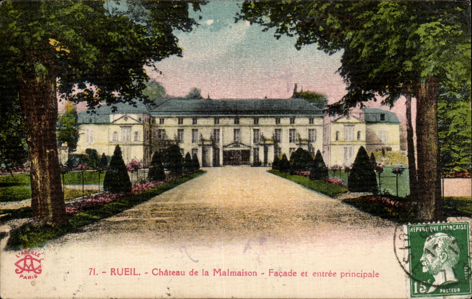 CPA Rueil Castle Of Malmaison Frontage And Main entrance