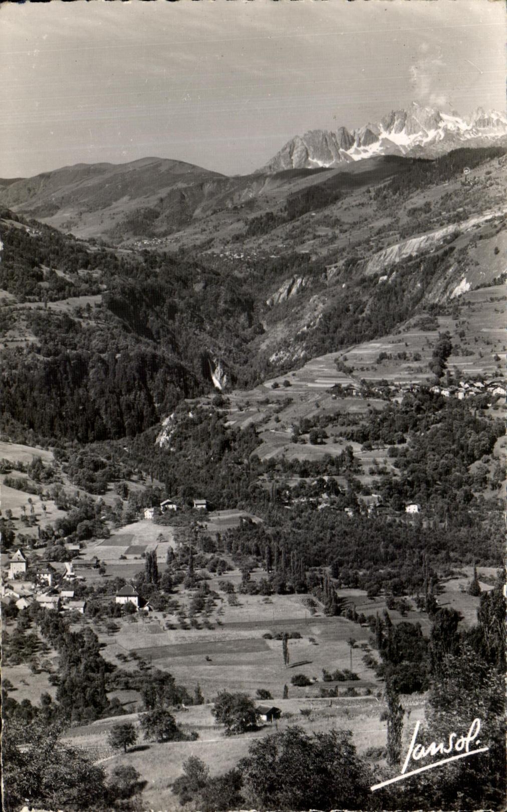 CPA Surroundings of Lechere les Bains Valley of Morel Bellecombe holy Oyen and Doucy