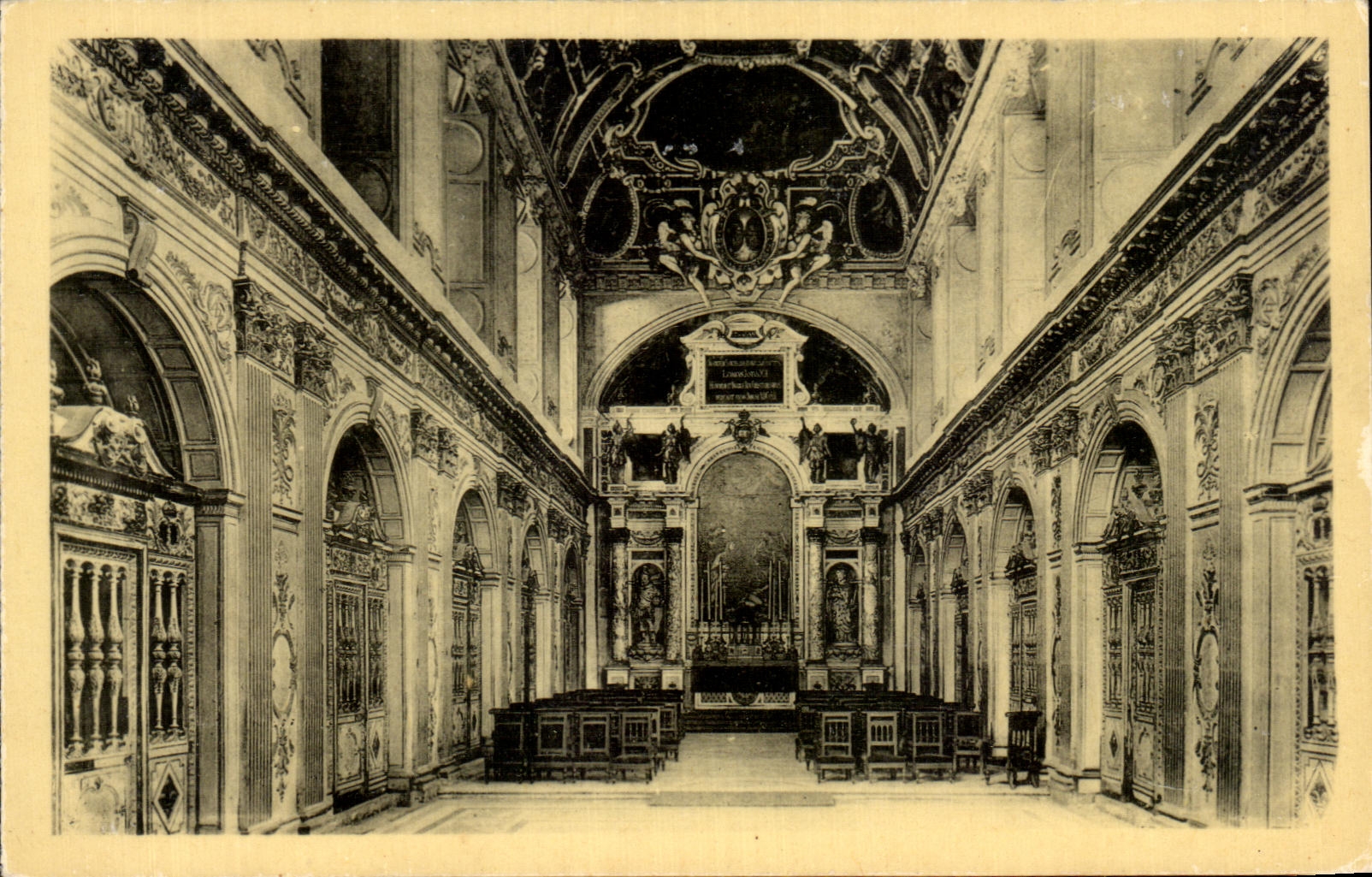 CPA Castle De Fontainebleau Vault Of Sainte the Trinity