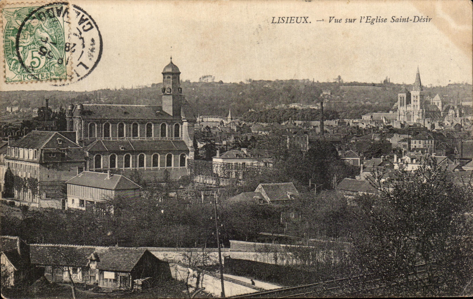 CPA Lisieux Seen on I' Eglise Saint Desire