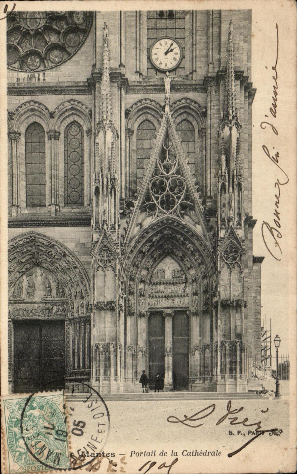 CPA Mantes Gate of the Cathedral