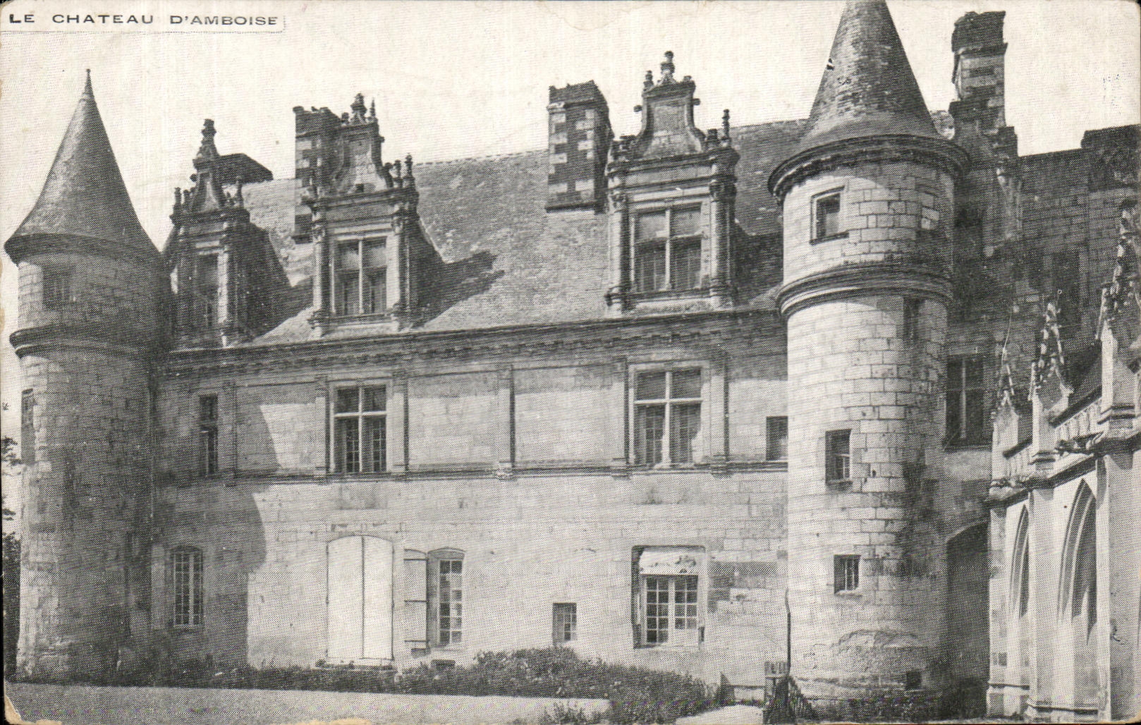 CPA el castillo D Amboise