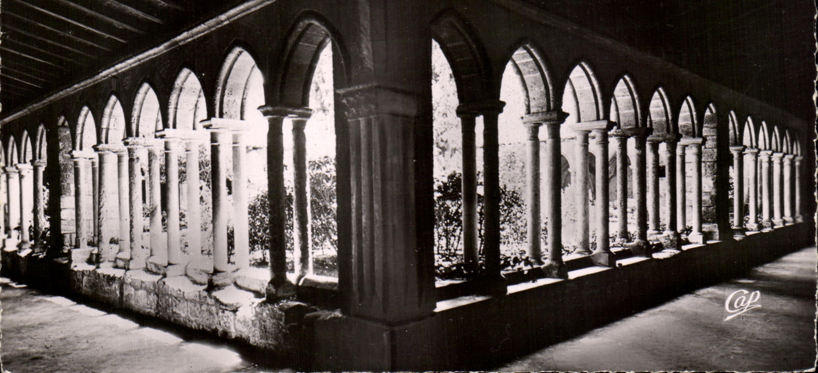 CPA St Emilion Collegial the Cloister Colonnades