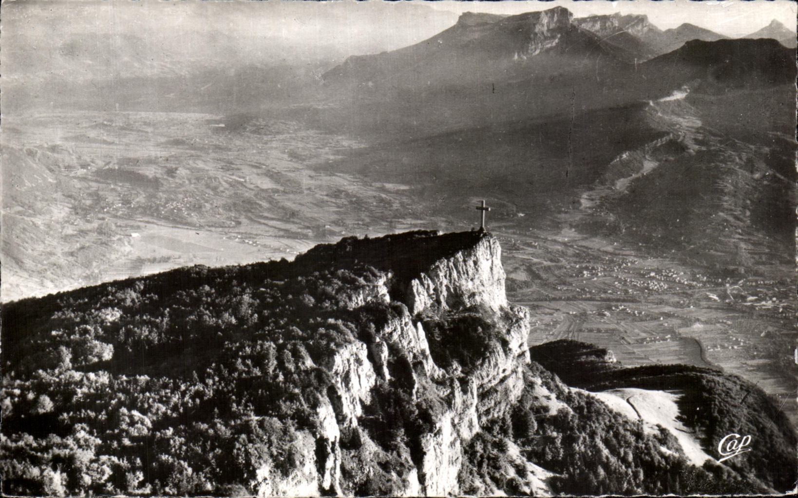 CPSM In Savoy Valley Of Chambery Nivolet and Mountain of Granier the Seen Air one
