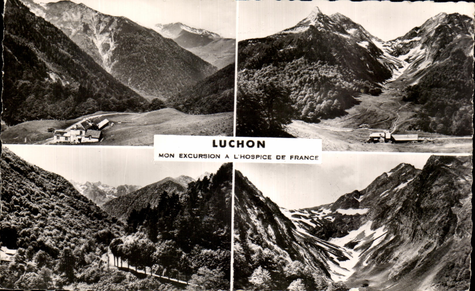 CPSM Luchon My Excursion With the Old people's home Of France