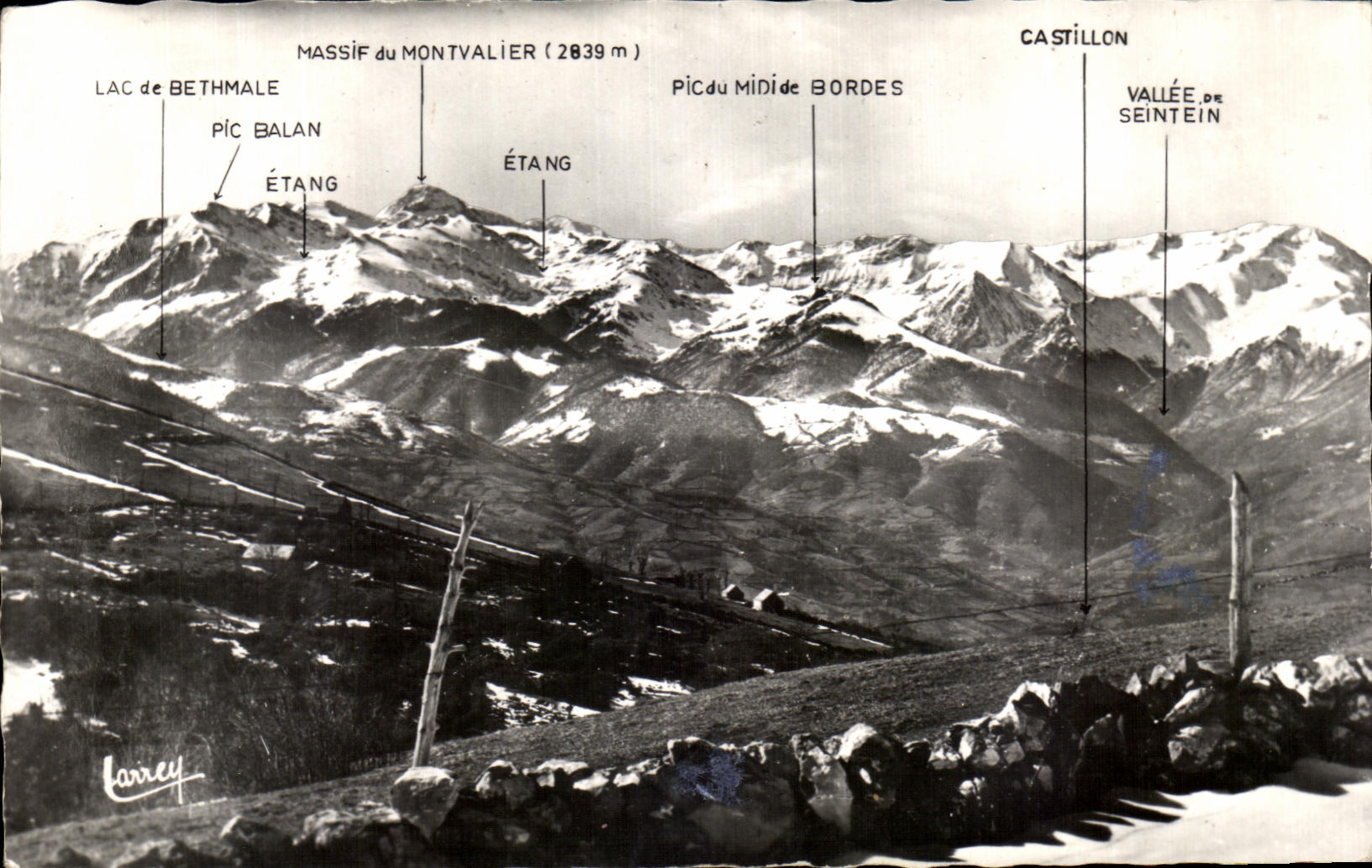 CPA Surroundings Of Dirtied Of Salat Mountain of Montralier area of Bethmale Castillon Sentein