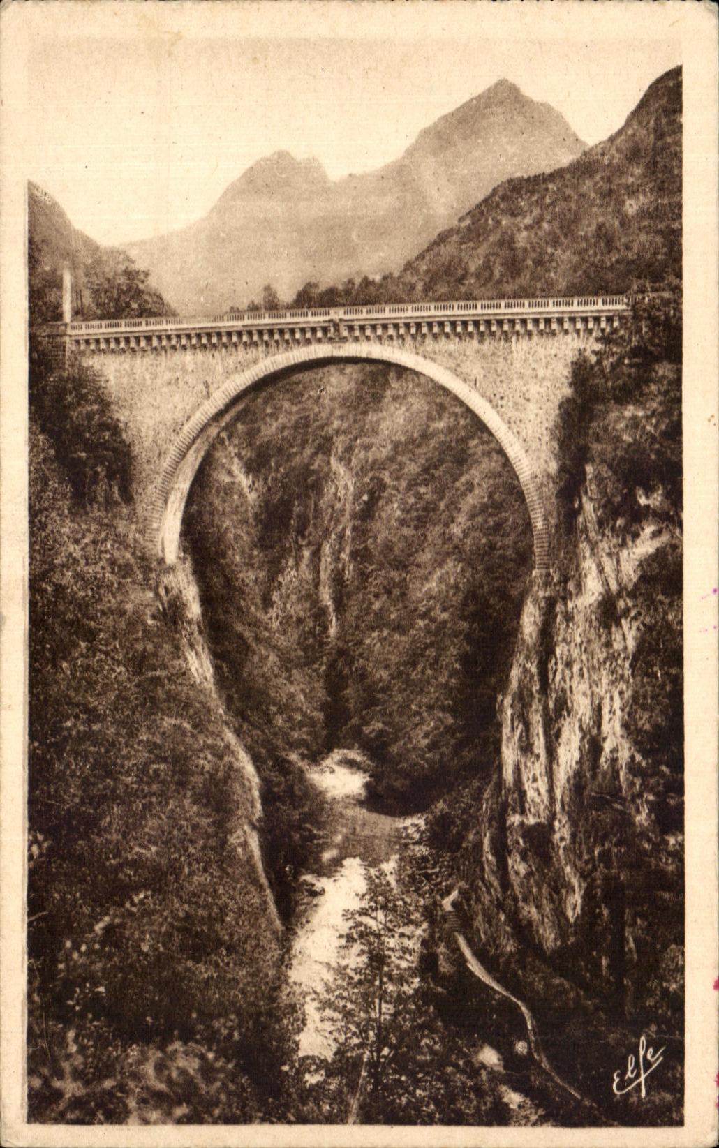 CPA the High Pyrenees Saint Saver the Napoleon Bridge