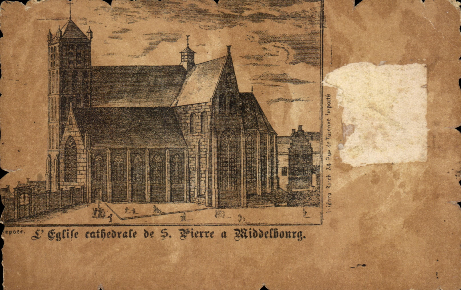 CPA the Church Cathedral of S Pierre has Middelbourg