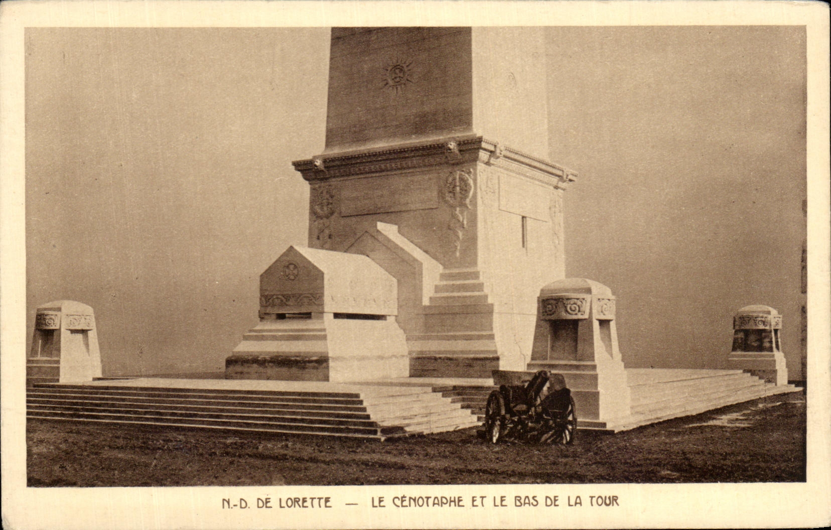 CPA NR D De Lorette the Cenotaph And the Bottom Of the Tower
