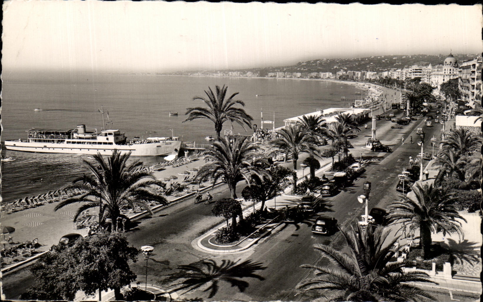 CPA Niza la caminata del ingles y la bahia del barco de los angeles