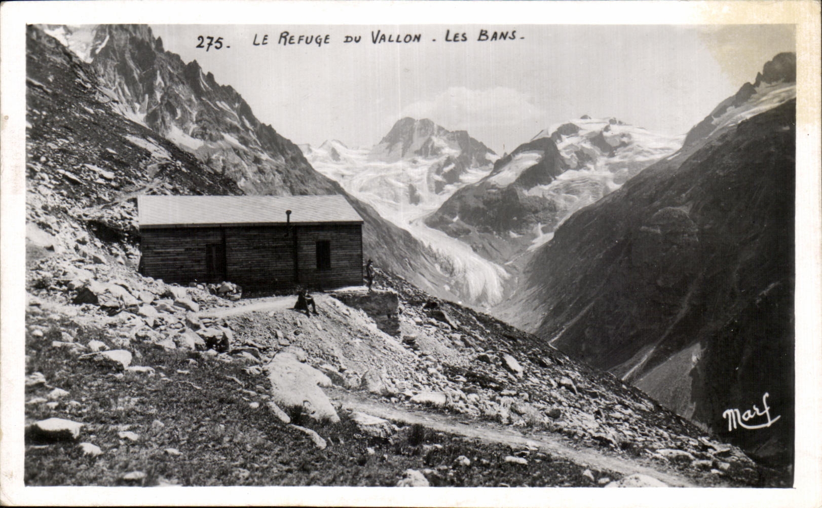 CPA the Refuge Of Vallo Les Bains