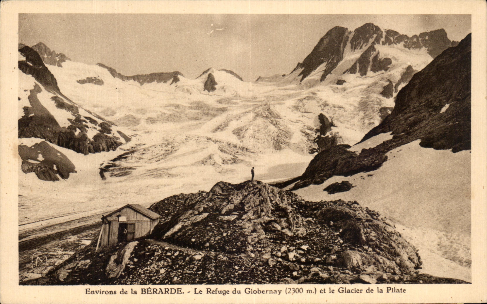 CPA Surroundings of Berarde the Refuge of Giobernay and the Glacier of Pilate