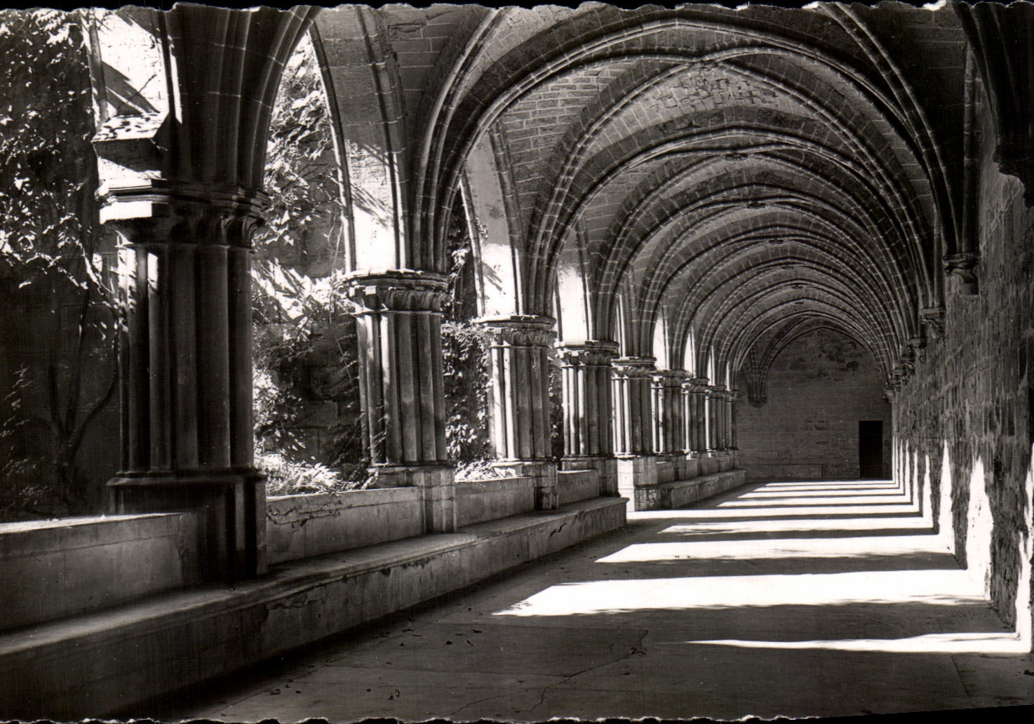 CPA Abbaye de Royaumont Amiere sur Oise Le cloitre