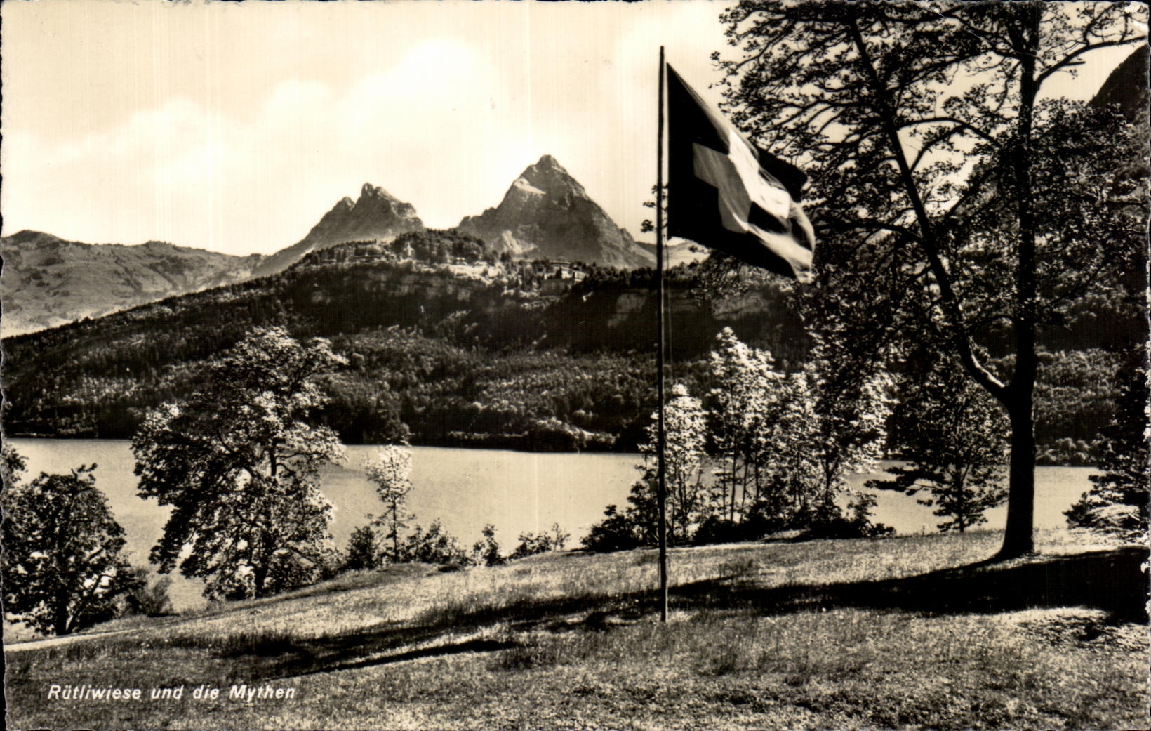 CPA Rutliwiese Und Die Mythen Suisse