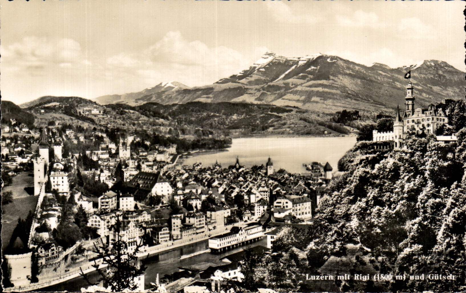 CPA Luzern mit Rigi und Gustselt