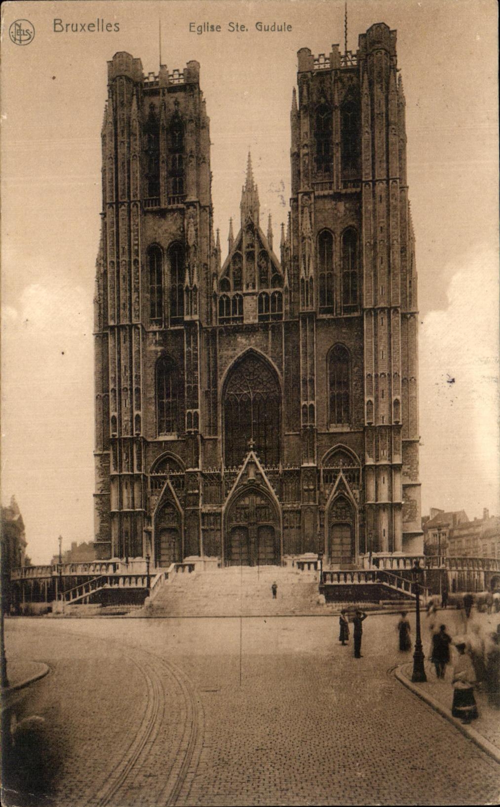 CPA Brussels Church co Gudule