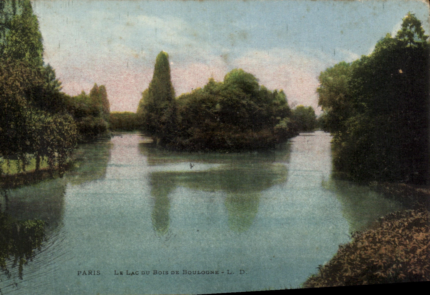 CPA Paris the Lake Of the Bois de Boulogne