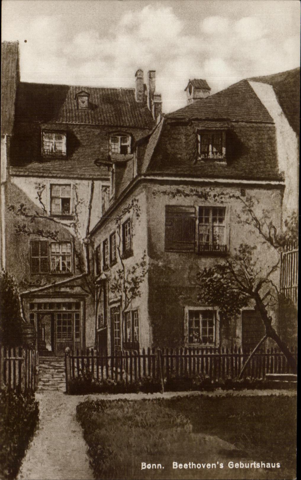 CPA Bonn Beethoven' S Geburtshaus Beethoven Music