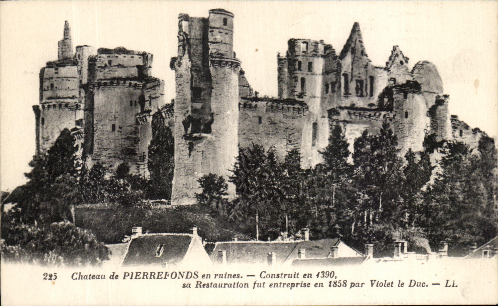 CPA Chateau de pierrefonds 