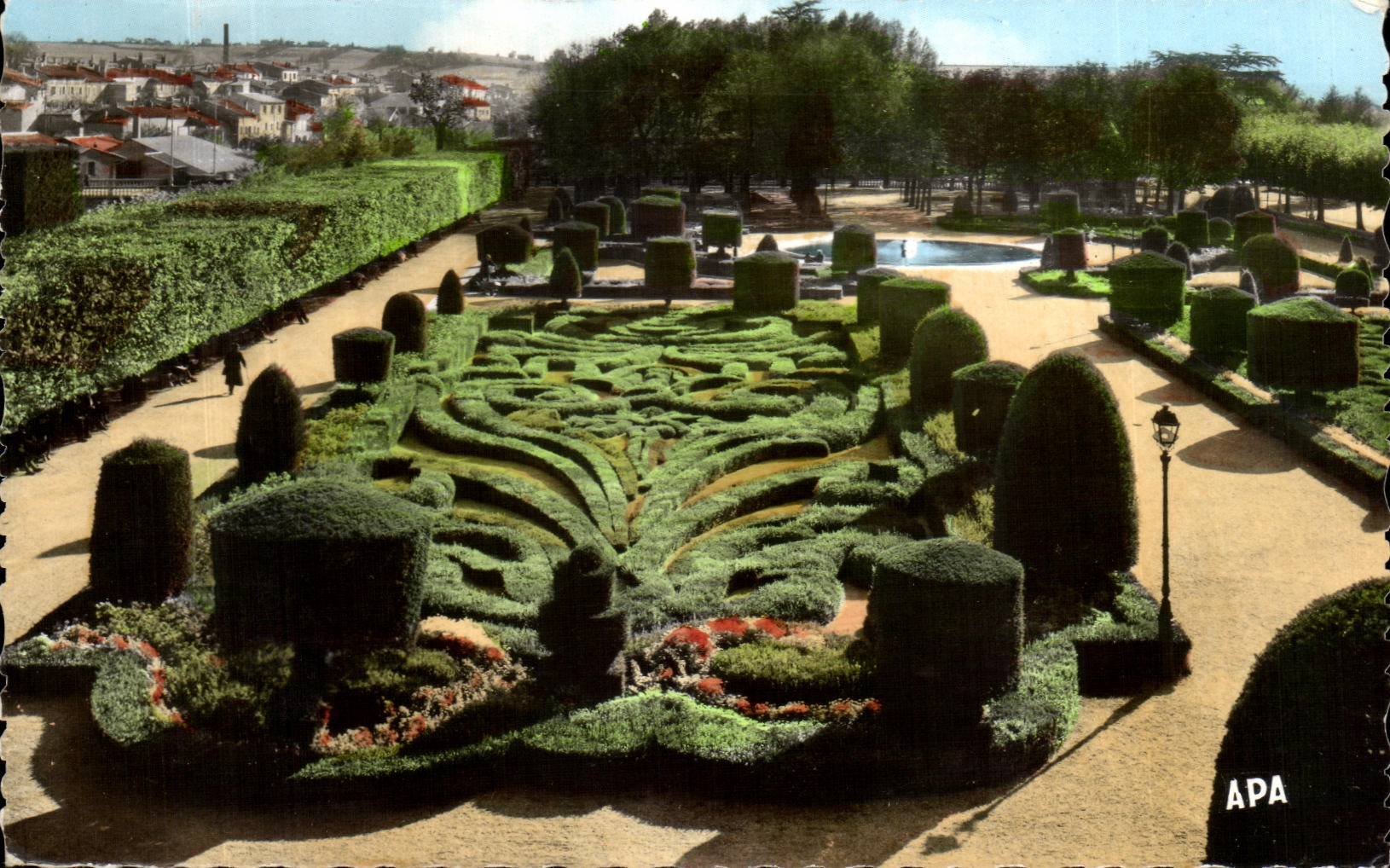 CPSM Castres Garden of Eveche draws by Ours