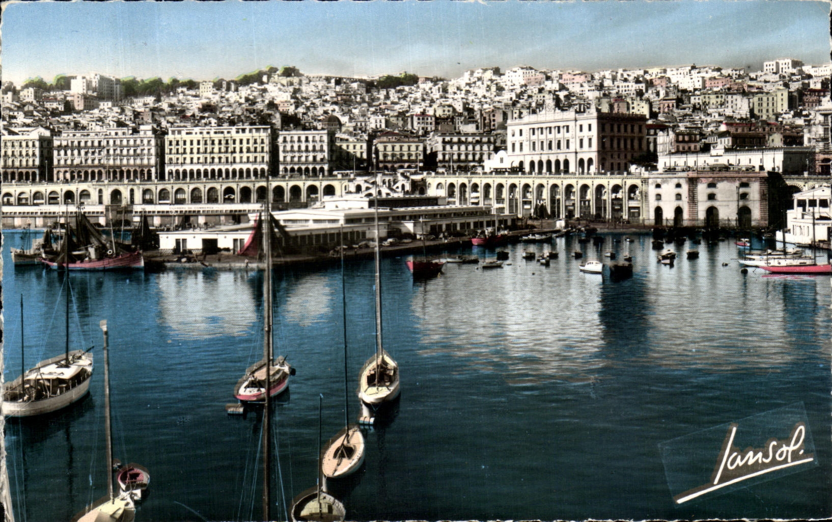 CPSM Argel la Argelia portuaria