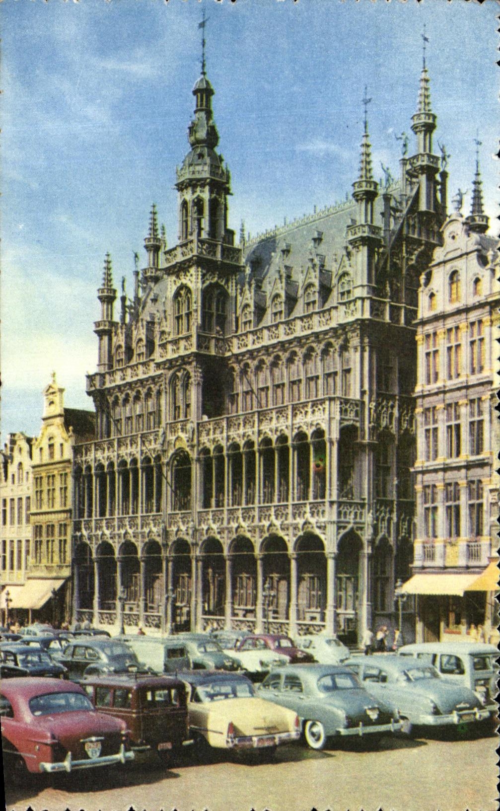 Casa magnifica de los lugares de CPA <>Brussels</> del rey