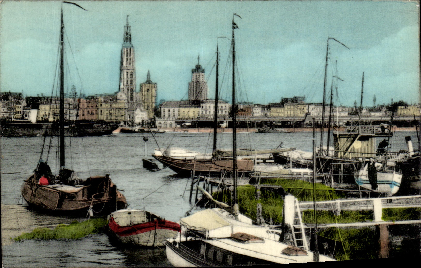 CPA Amberes el barco de los caminos