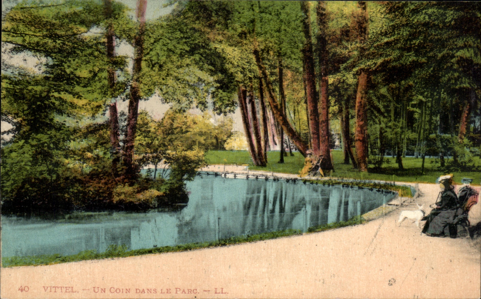 CPA Vittel a Corner In the Park