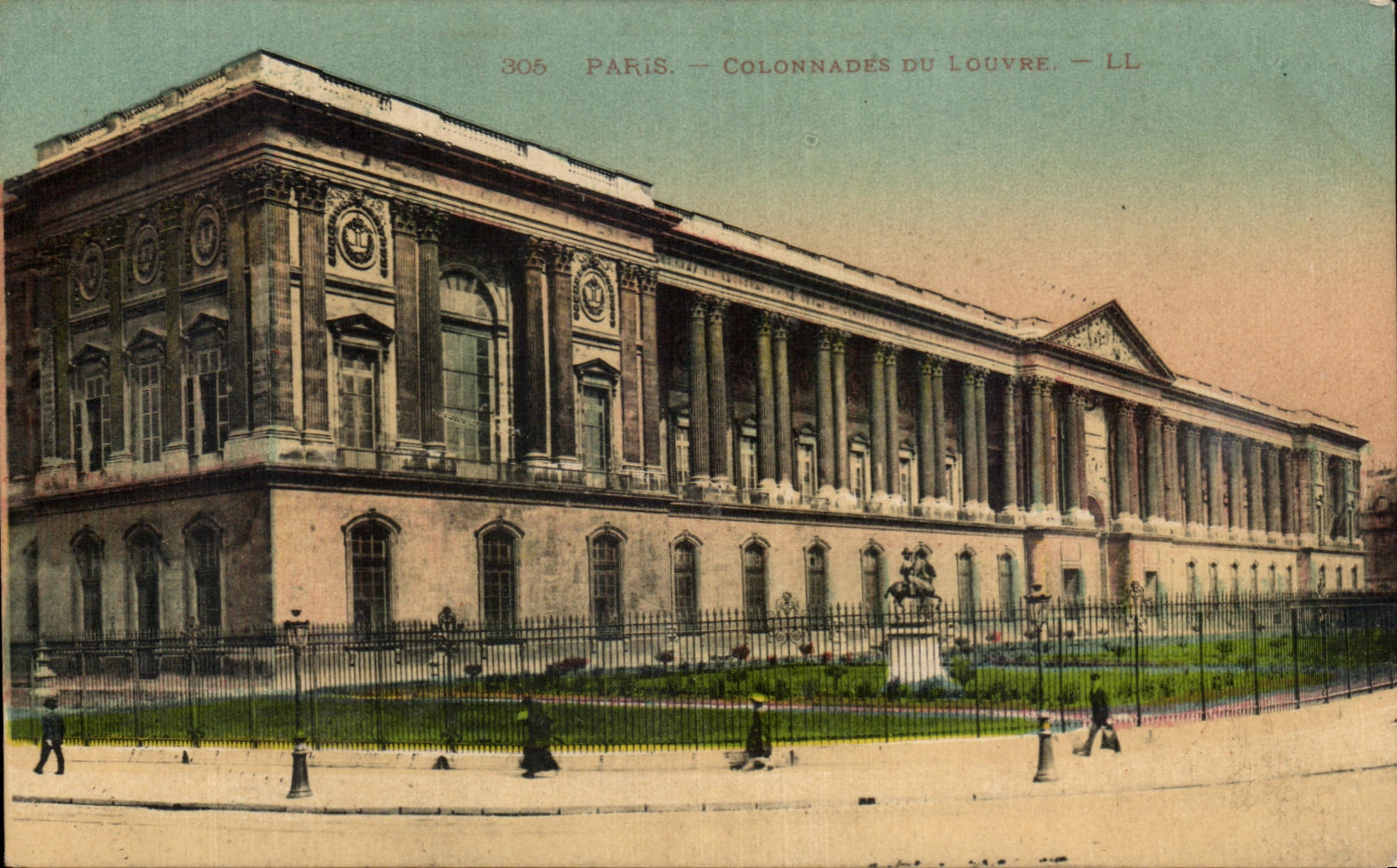 CPA Paris Colonnades Of Louvre