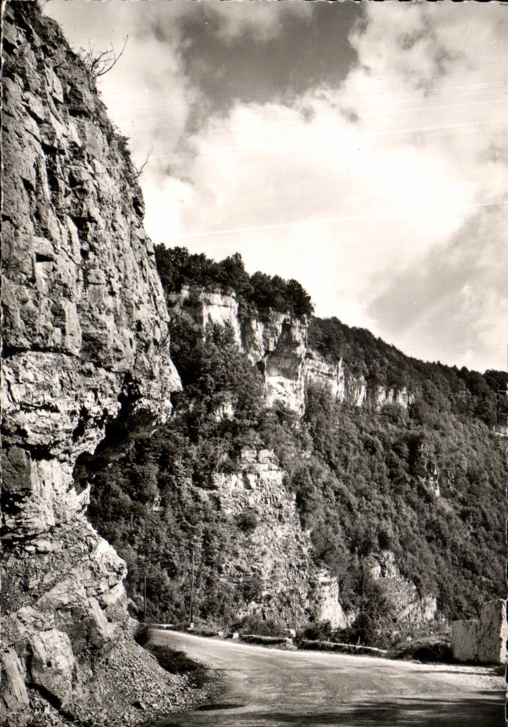 CPSM Route De Touvy has Hauteville Denis the throats Of Albarine