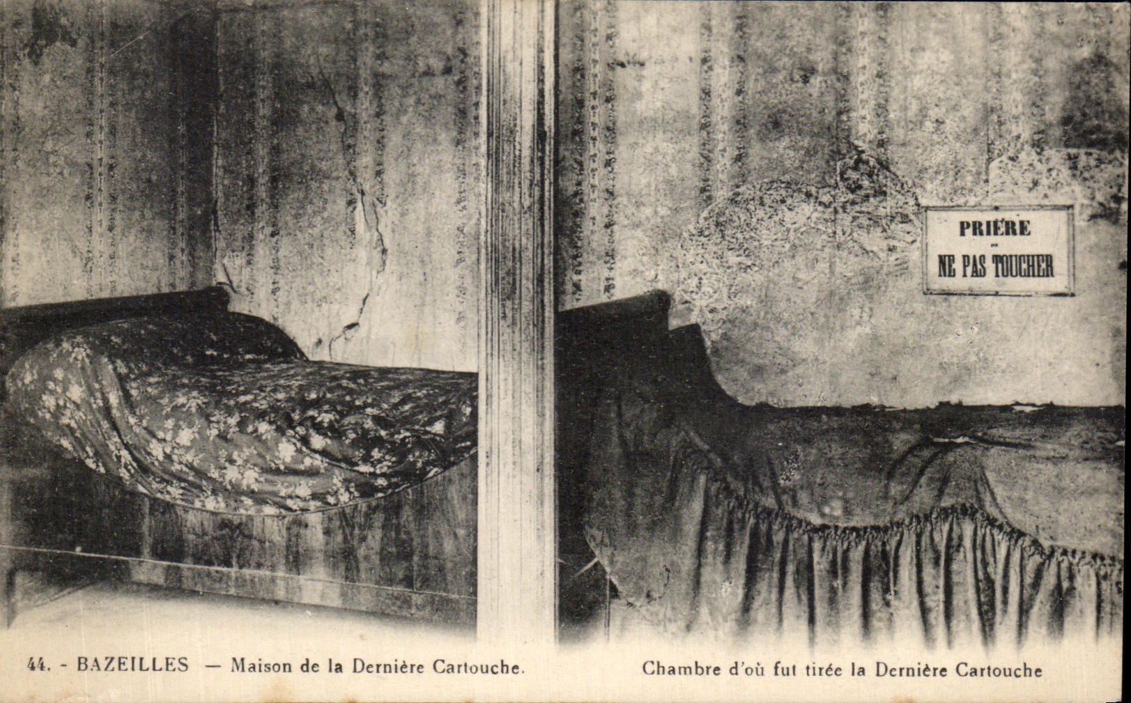 La casa de CPA Bazeilles del cuarto pasado del cartucho de o fue dibujada el cartucho pasado