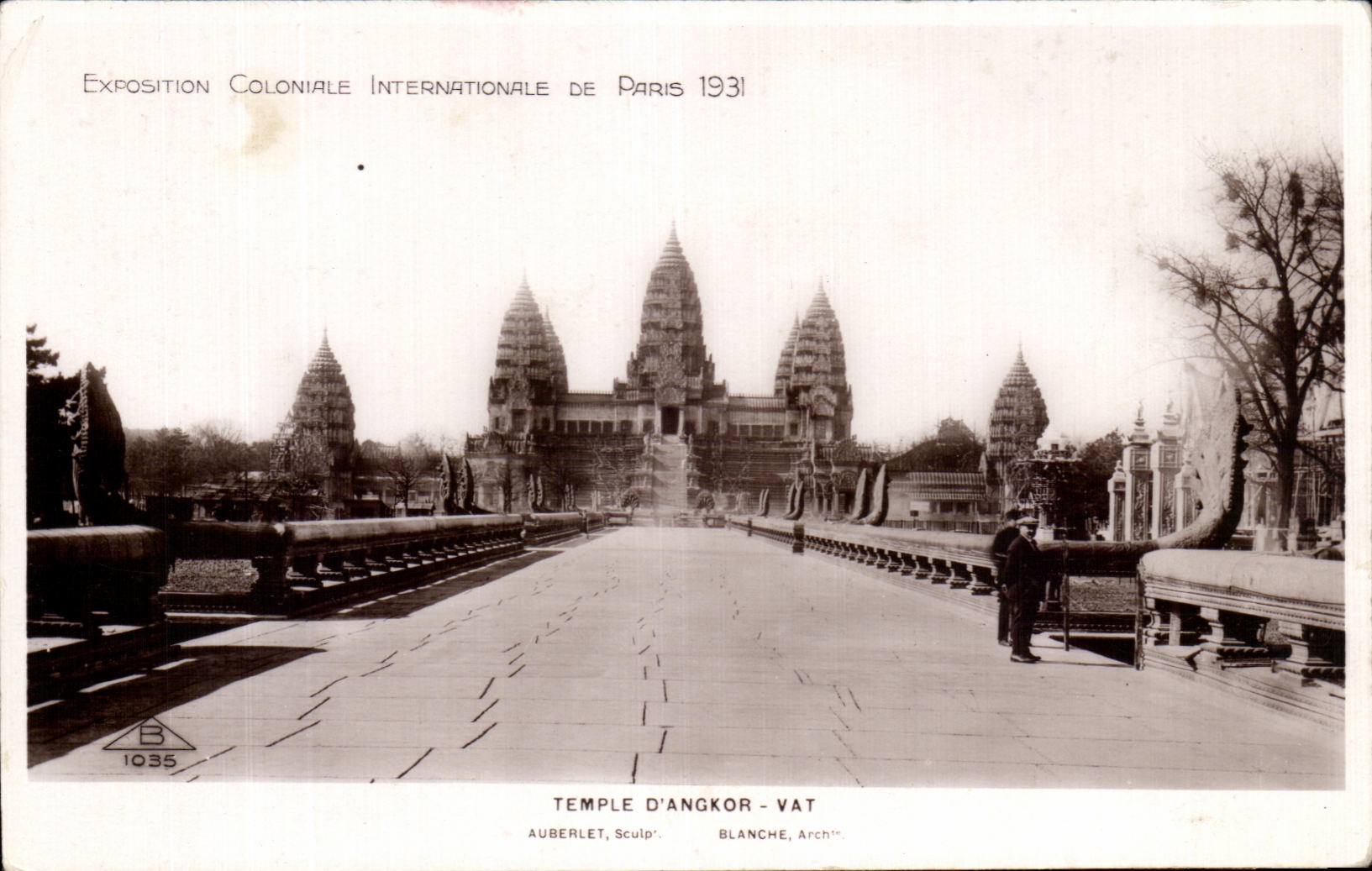 International CPA Fair Colonial Of Paris 1931 Temple D' Angkor Vat