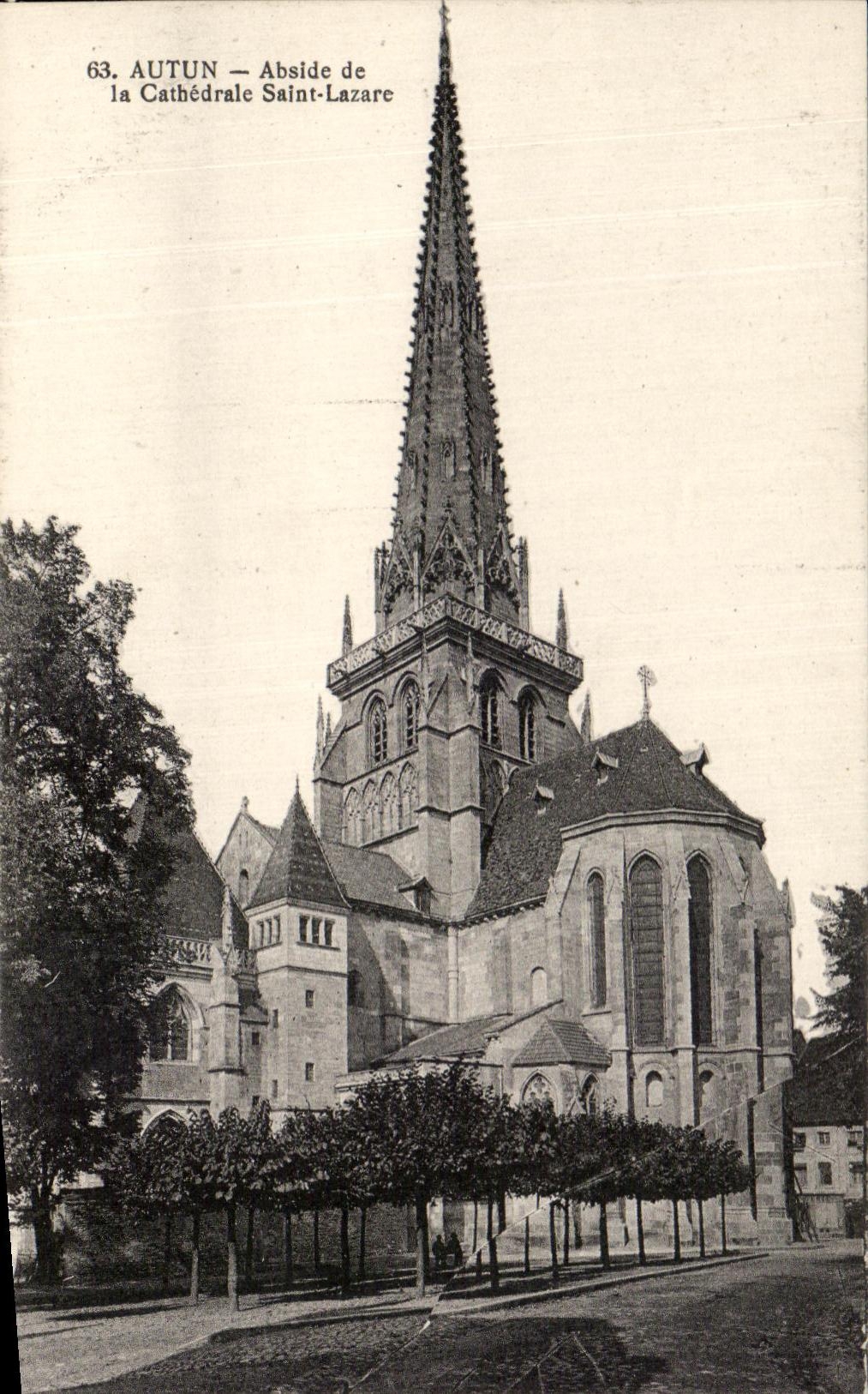 CPA Autun Apse the Cathedral Saint Lazare