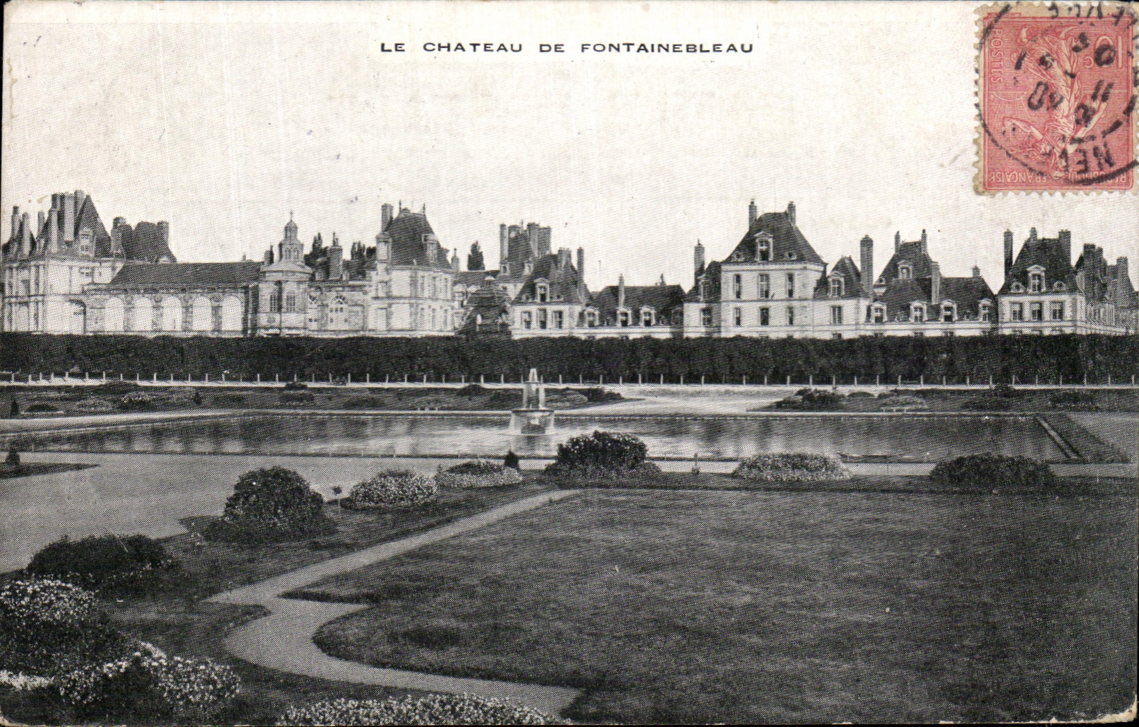 CPA the Castle De Fontainebleau