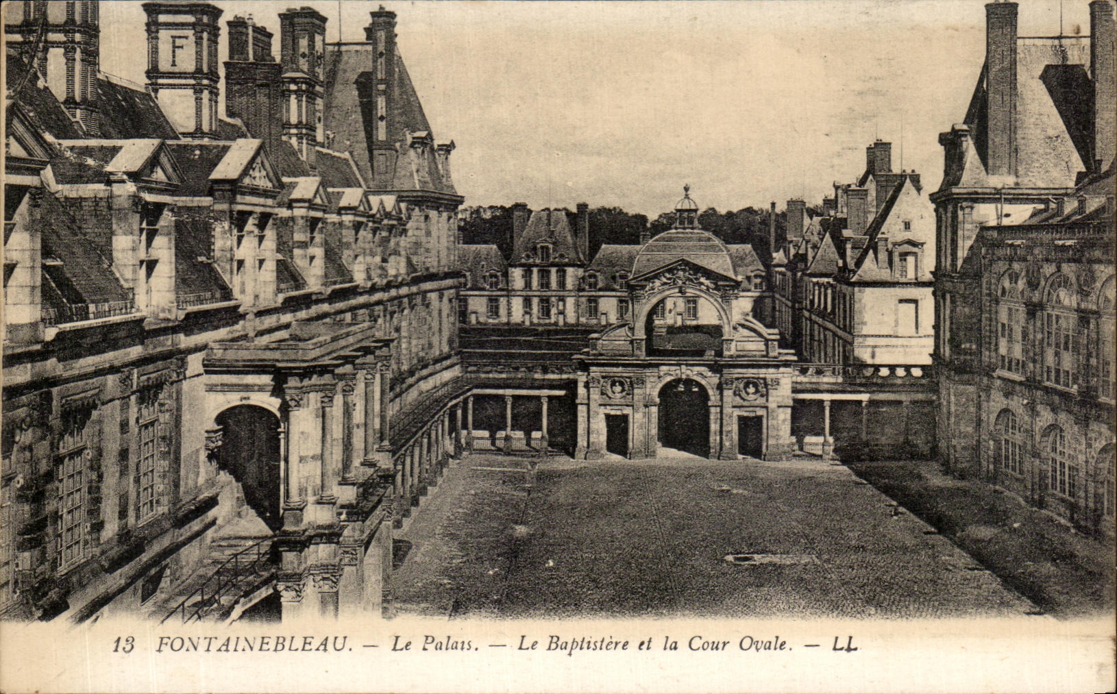 CPA Fontainebleau the Palate the Baptistry and Oval Court