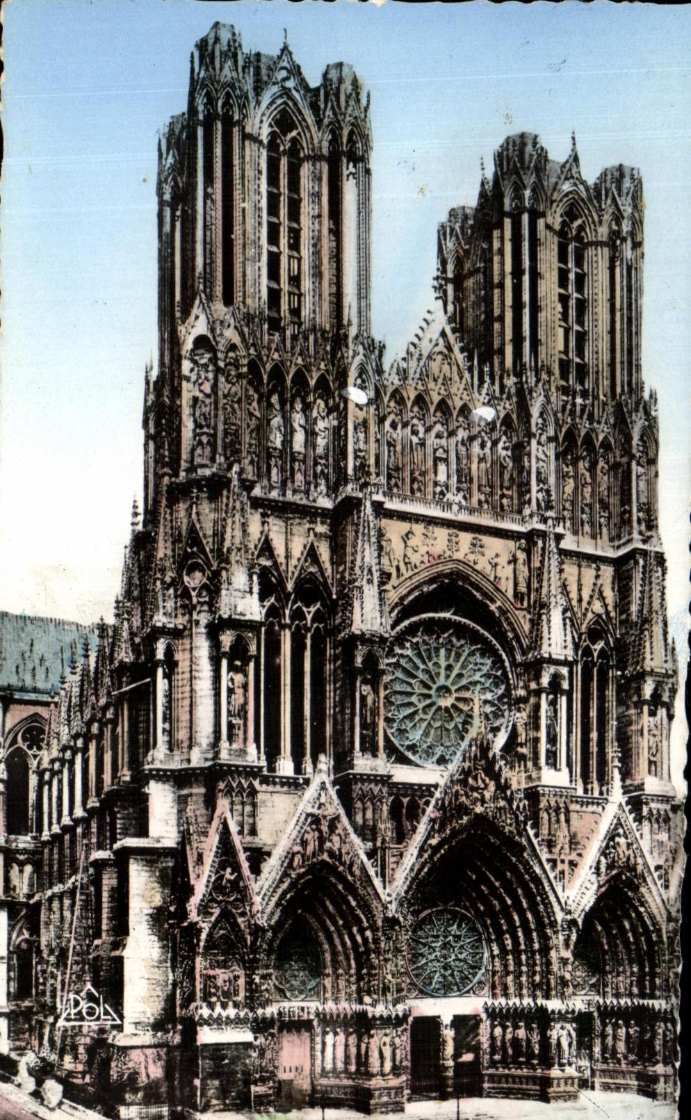 CPA Rheims the Cathedral Before the Great War