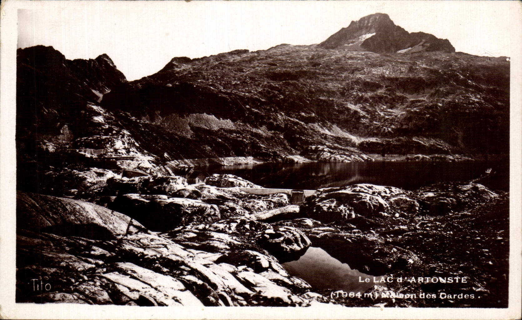 CPA the Lake Artouste House of the guards